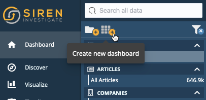 Create a new dashboard