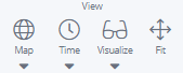 View settings in the toolbar