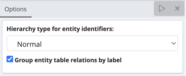 Relational Navigator settings