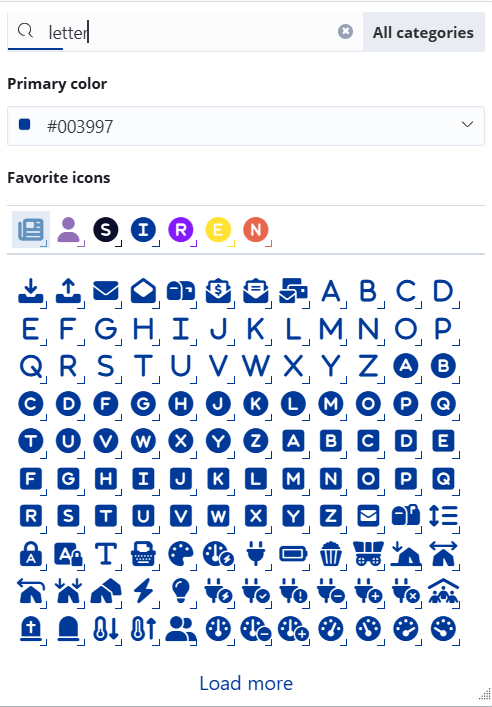 Icon picker